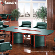 ROLLS 68011C-Green leather funky office 8 SEATS conference table Meeting room furniture